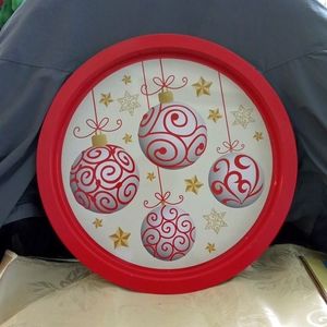 Metal serving tray / decor